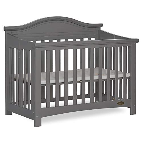 Dream On Me Venice Folding Portable Crib, Storm Grey