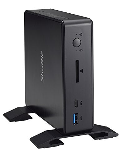 Shuttle XPC nano NC02U Desktop Computer - Intel Celeron 3855U 1.60 GHz DDR3L SDRAM - Mini PC