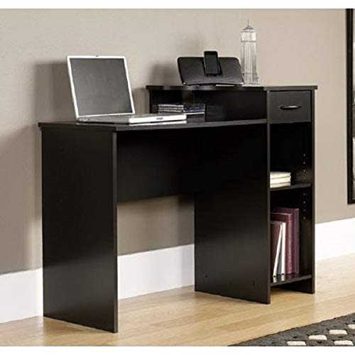 Mainstays Student Desk, Black (Desk Only, Blackwood)