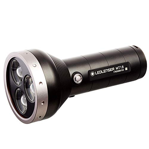 Ledlenser - MT18 Rechargeable Handheld Flashlight, High Power LED, 3000 Lumens, Outdoor Series, Backpacking, Hiking, Camping