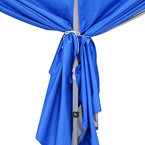 10x20 ft EZ Instant Pop up Canopy Tent,Party Tent Folding Heavy Duty Height Adjustable Sun Shelter with Removable Sidewalls and Roller Bag