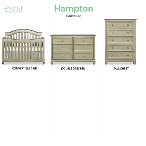 Evolur Hampton/ Parkland 5 in 1 LifeStyle Convertible Crib