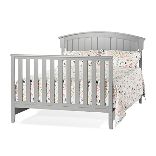 Child Craft Delaney 4-in-1 Convertible Crib, Cool Gray