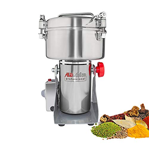 ALDKitchen Grain Mill Grinder | High-Speed Powder Machine | Swing Type Pulverizer 1000 Gr | 110V