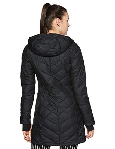 Columbia Women's Heavenly Long Hooded Jacket, Black, Small