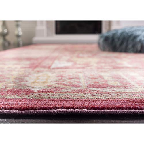 Safavieh Area Rug, 8' x 10', Fuchsia/Multi