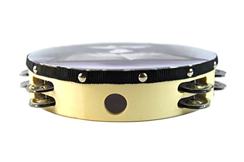 10-Pack 10" Dove Bible Tambourine Double Row Jingle Percussion Instrument Church