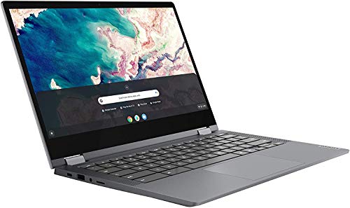 Lenovo Chromebook Flex 5 2-in-1 Laptop, 13.3" FHD Touchscreen, i3-10110U up to 4.1GHz, 4GB DDR4, 64GB eMMC, WiFi 6, Bluetooth 5, Type-C, Webcam, Backlit Keyboard, Chrome OS, BROAGE 128GB Flash Stylus