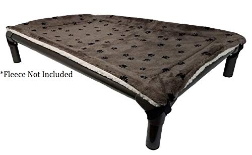 Kuranda Walnut PVC Chewproof Dog Bed - XXL (50x36) - Cordura - Khaki