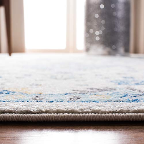 Safavieh Evoke Collection Area Rug, 9' x 12', Ivory/Light Blue