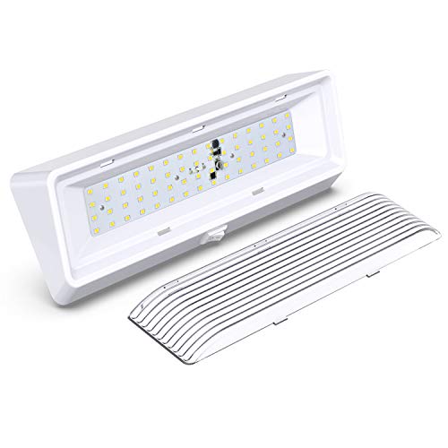 Leisure LED RV Exterior Porch Utility Light with Switch XL 12v 650 Lumen Lighting Fixture. Replacement Lighting for RVs, Trailers, Campers, 5th Wheels White Base Clear Lens (White, 1-Pack)