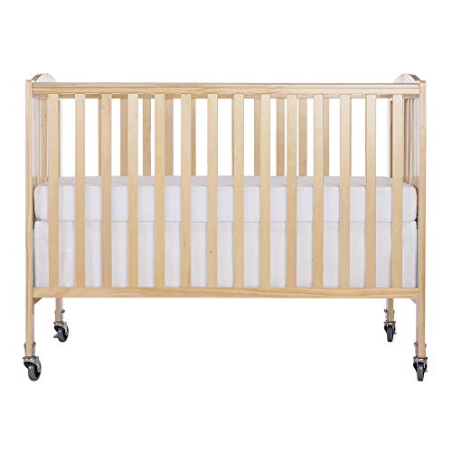 Dream On Me Folding Full Size Convenience Crib, Natural