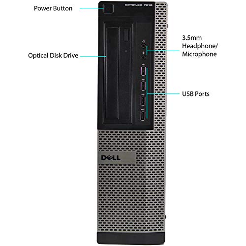2016 Dell Desktop Computer Intel Quad Core i5 Processor 8GB RAM 1TB HDD Windows 10 Professional Renewed