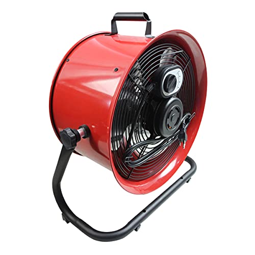 Maxx Air High Velocity Floor Fan, 16" Diameter Multi-Purpose Portable Air Circulator for Shop, Home, Restoration