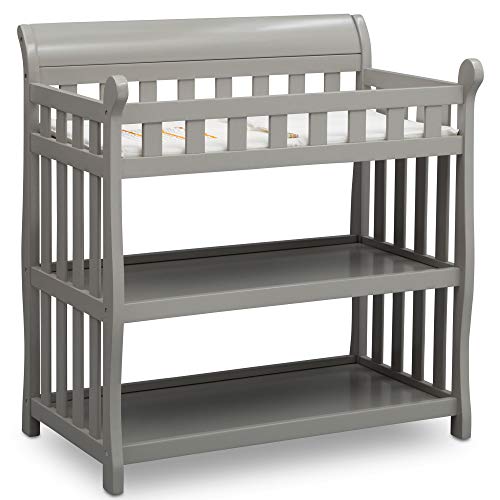 Delta Children Eclipse Changing Table with Changing Pad, Grey