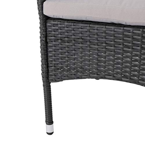 Great Deal Furniture Clementine Outdoor Wicker Dining Chairs (Set of 2)