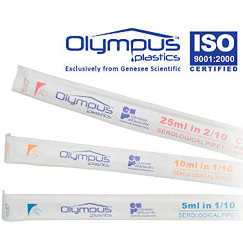 Olympus 1ml Serological Pipets, Individually Wrapped, Sterile, 800 Serological Pipettes/Unit