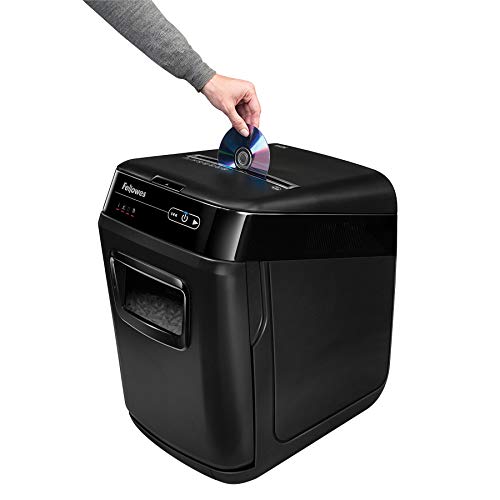 Fellowes AutoMax 150C 150-Sheet Cross-Cut Auto Feed Shredder with Jam Protection for Hands-Free Shredding (4680001)