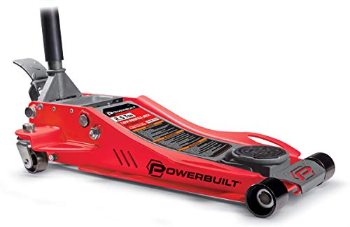 Powerbuilt 240076 Low Profile Fast Lift Floor Jack (2.5 Ton), 1 Pack