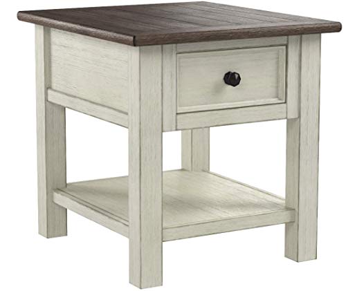 Signature Design by Ashley Bolanburg Rectangular End Table Two-tone