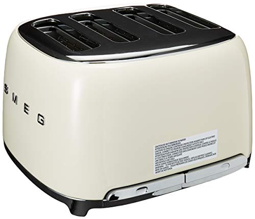 Smeg 4 Slot Toaster Cream TSF03 CRUS