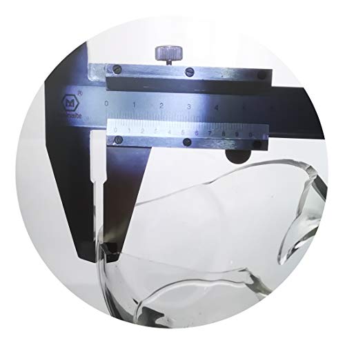 Laboy Glass Single Neck Flat Bottom Boiling Flask 2000mL with 24/40 Joint Heavy Wall Distillation Receiving Apparatus Organic Chemistry Lab Glassware