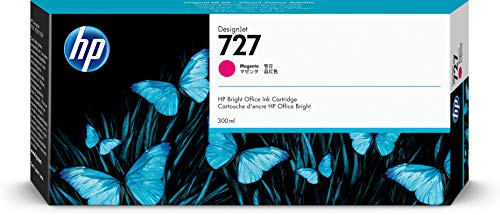 HP 727 (F9J77A) 300-ml Magenta Original Ink Cartridge for DesignJet T920, T2500