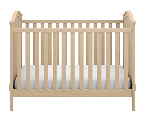 Storkcraft Monterey 3-in-1 Convertible Crib, Driftwood Easily Converts to Toddler Bed & Day Bed, 3-Position Adjustable Height Mattress