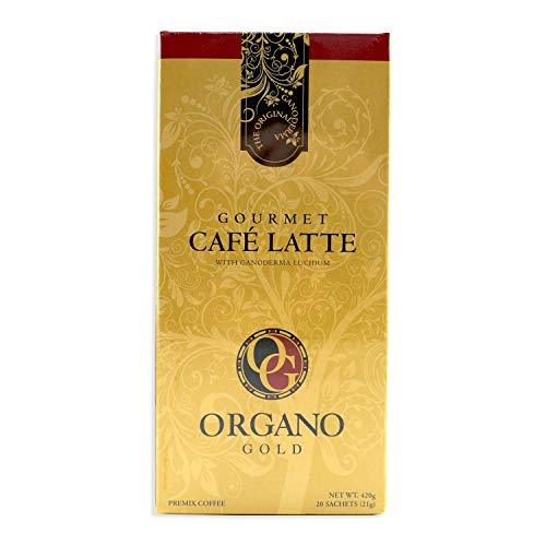 11 Boxes Organo Gold Gourmet Cafe Latte Coffee with Ganoderma Lucidum (1 Box of 20 Sachets) by Organo Gold (11)