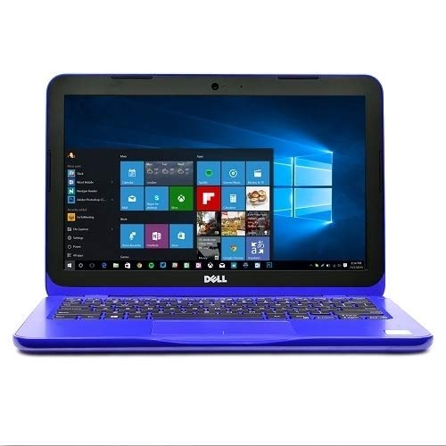 2019 Dell Inspiron 3000 11.6" HD Slim And Light Laptop PC, AMD E2-9000e Dual-Core Processor 4GB DDR4 RAM, Win-10, Blue