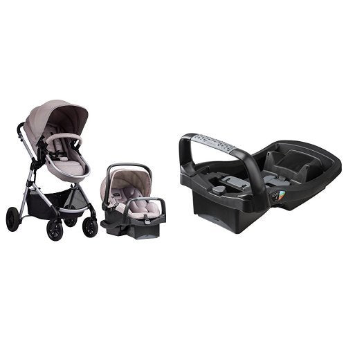 Evenflo Pivot Modular Travel System with SafeZone Base for SafeMax Infant Car Seat