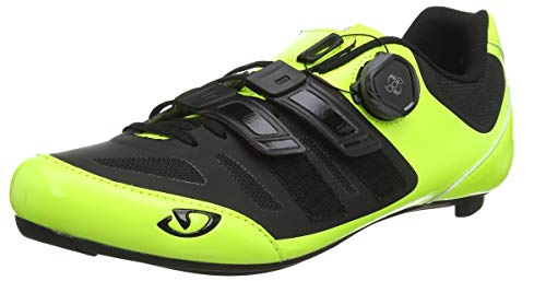 Giro Sentrie Techlace Mens Road Cycling Shoe − 46, Highlight Yellow/Black (2019)