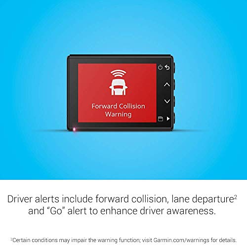 Garmin Dash Cam Bundle with 180-Degree Lens  Auto Incident Detection and Recording, Transcend 32gb Micro SD Card PowerBank