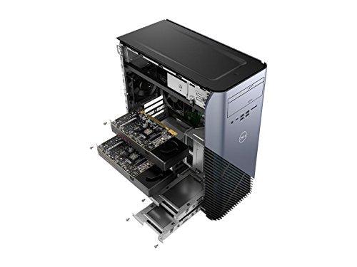 2018 Premium Dell Inspiron 5675 Gaming Desktop, AMD Ryzen 7 1700X Up To 3.8GHz 8GB DDR4 Win 10 - Recon Blue