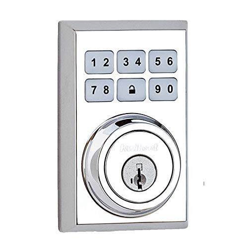 Kwikset 99100-082 SmartCode 910 Z-Wave Plus Contemporary Deadbolt, Polished Chrome