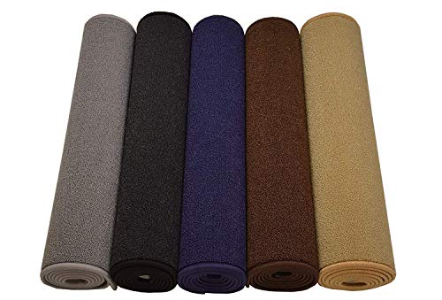 RugStylesOnline Custom Size Solid Color Royal Blue Roll Runner Rug 36 Inch Wide x Your Length Size Choice Slip Skid Resistant Rubber Back Cut to Size Many Color Options (Royal Blue, 34 ft x 36 in)