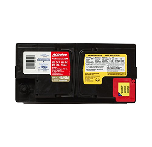 ACDelco 49AGM Professional AGM Automotive BCI Group 49 Battery