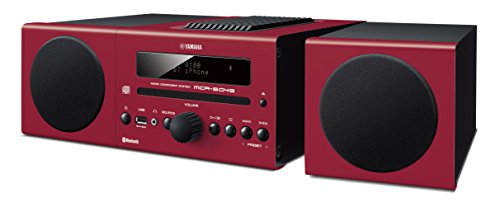 Yamaha MCR-B043RE Desktop Audio System, Red