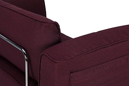 Novogratz Leyla Loveseat, Berry