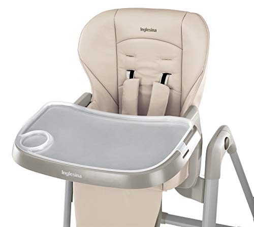 Inglesina MyTime Baby High Chair - Removable Tray, Easy-Clean Foldable High Chair - Butter Color