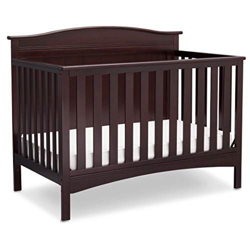 Delta Children Bennett 4-in-1 Convertible Baby Crib, Dark Chocolate