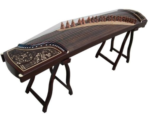 Professional Performing Carved Rosewood Guzheng Instrument Chinese Zither Koto