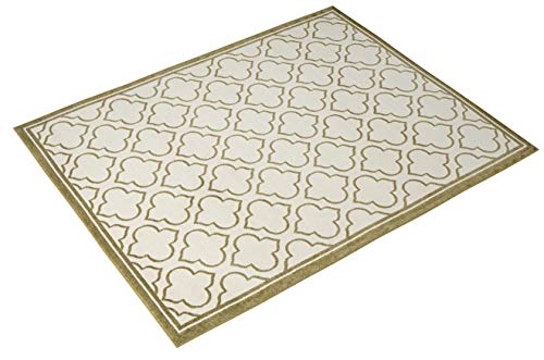 Safavieh Amherst Collection AMT412A Moroccan Geometric Area Rug, 8' x 10', Ivory/Light Green