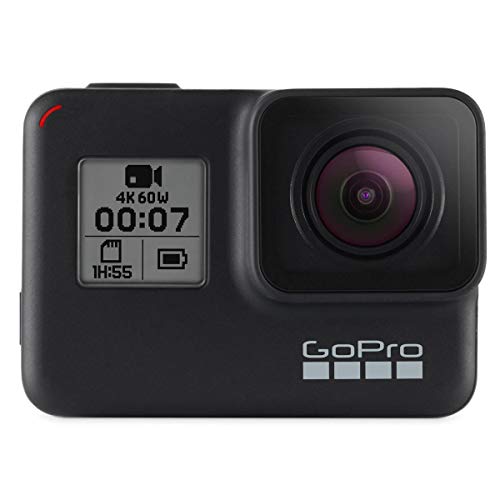 GoPro Black Waterproof Digital Action Camera with Touch Screen 4K HD Video 12MP Photos Live Streaming 128GB microSD Card