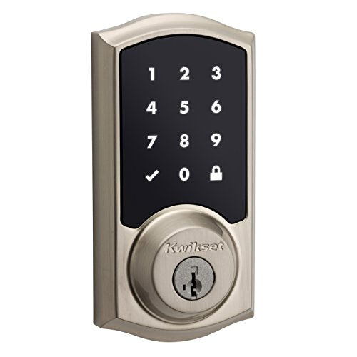 Kwikset SmartCode 916 Series Zigbee Touchscreen Deadbolt, Satin Nickel (99160-008)