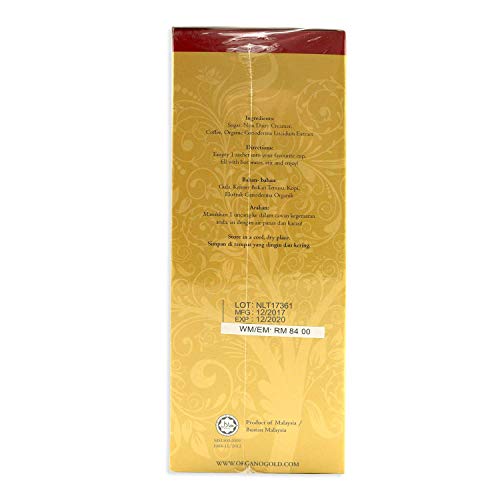 11 Boxes Organo Gold Gourmet Cafe Latte Coffee with Ganoderma Lucidum (1 Box of 20 Sachets) by Organo Gold (11)