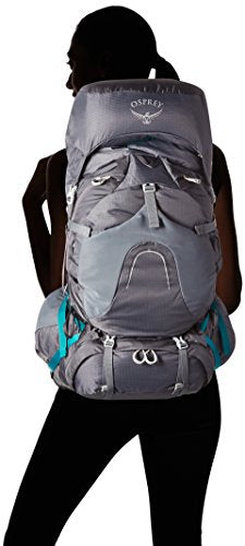 Osprey Packs Pack Aura Ag 65 Backpack, Vestal Grey, Small