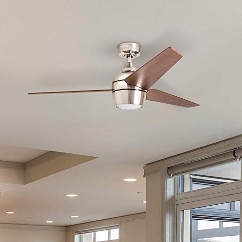 Honeywell Ceiling Fans 50604-01 Eamon Ceiling Fan, 52", Brushed Nickel