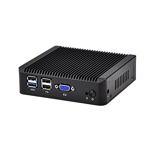 Mini PC Windows x86 Intel Baytrail J1900 Quad Core 8G Ram 128G SSD Office Industrial Fanless Computer