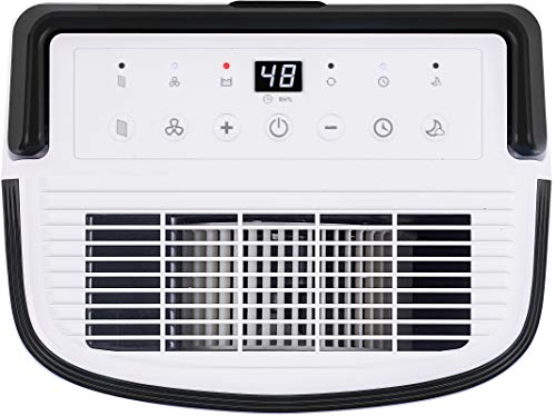 Honeywell Medium Basement & Room Up to 3000 Sq. Ft, TP50AWKN Smart Wi-Fi Energy Star Dehumidifier, 50 Pint, White